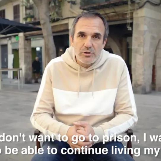 Campaña de recogida de firmas para impedir que el activista Alber Tió entre en prisión