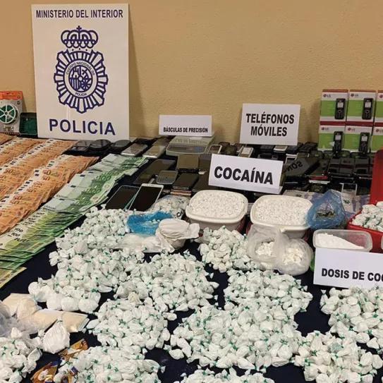 Cocaína incautada