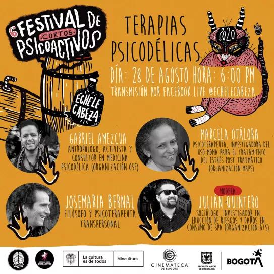 Cartel del festival de Cortos Psicoactivos