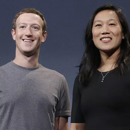Mark Zuckerberg y Priscilla Chan.