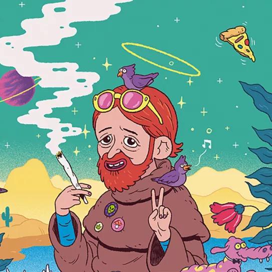 Hoy es San Canuto, santo fumeta y cannábico