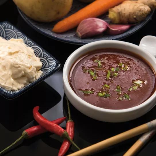 Patatas bravas a la coreana con Critical Neville Haze 