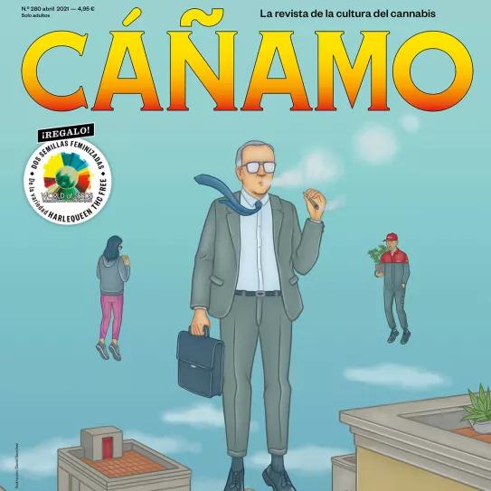 Revista Cáñamo 280_Abril_Portada de David Sanchez