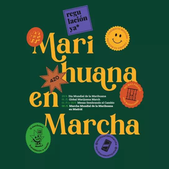 Asociaciones antiprohibicionistas organizan un programa de reivindicación sobre el cannabis para abril y mayo