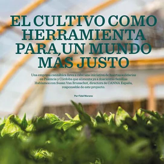 El cultivo como herramienta para un mundo más justo 