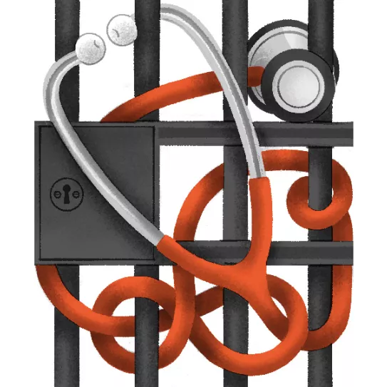 Visita médica en la cárcel