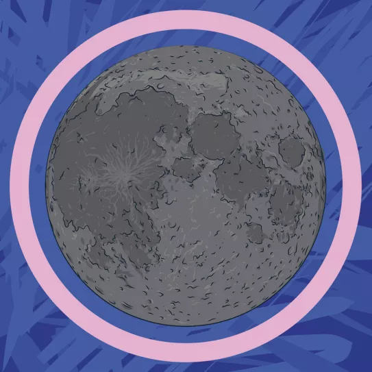 La luna y la marihuana 