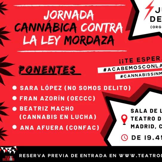 Esta tarde se celebra una jornada cannábica contra la ley mordaza en Madrid