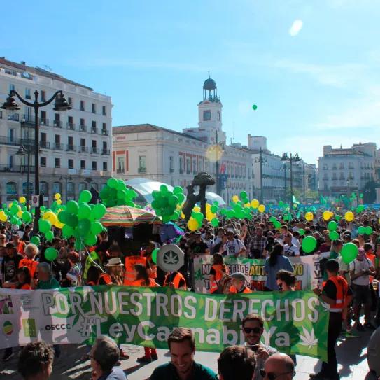 La marihuana toma las calles de Madrid 