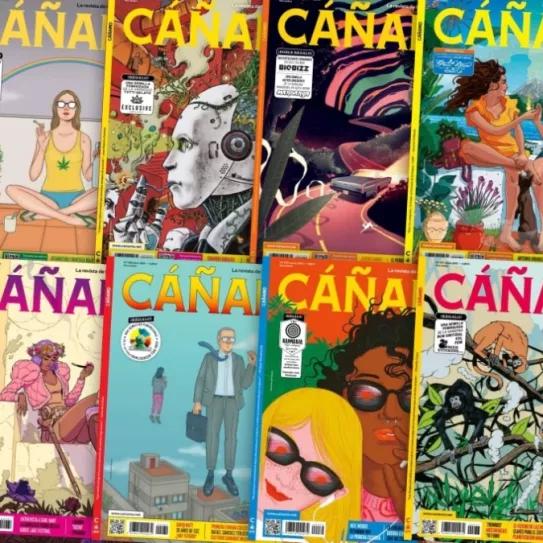 Portadas de la revista Cáñamo