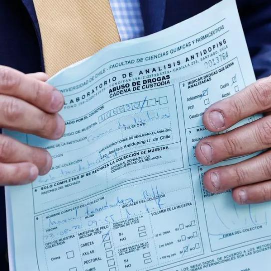 Los congresistas chilenos dan negativo en el test de drogas