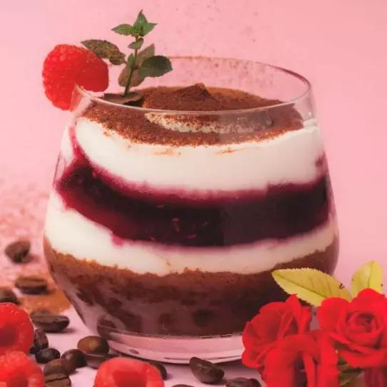 Tiramisú amoroso con “Chocolate cream”