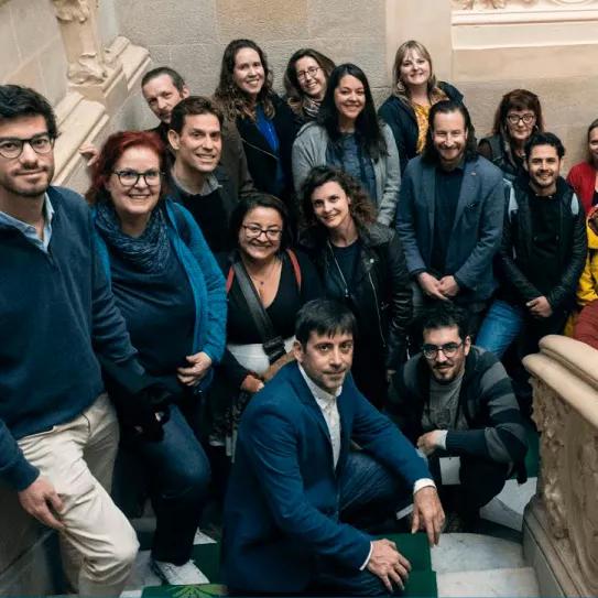 Políticos y funcionarios internacionales visitaron los clubes de cannabis de Barcelona