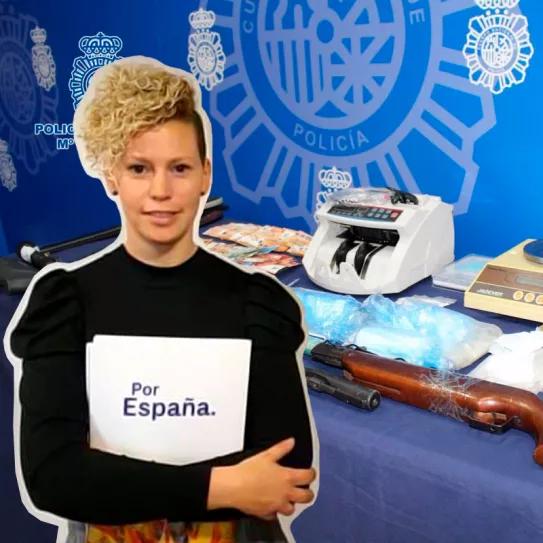 Detenida una concejala de Vox por tráfico de cocaína y restos de un cultivo de marihuana