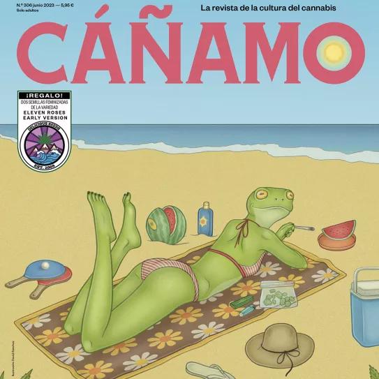 Revista Cáñamo 306 Portada de David Sánchez 