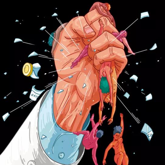 Fentanilo. Ilustración de Cristóbal Fortúnez