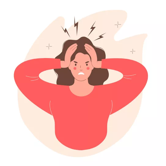 Estoy siempre enfadada 