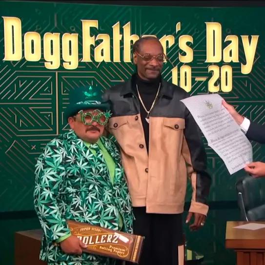 Snoop Dogg cumple años justo seis meses antes del 4/20 y Jimmy Kimmel lo proclama nueva festividad