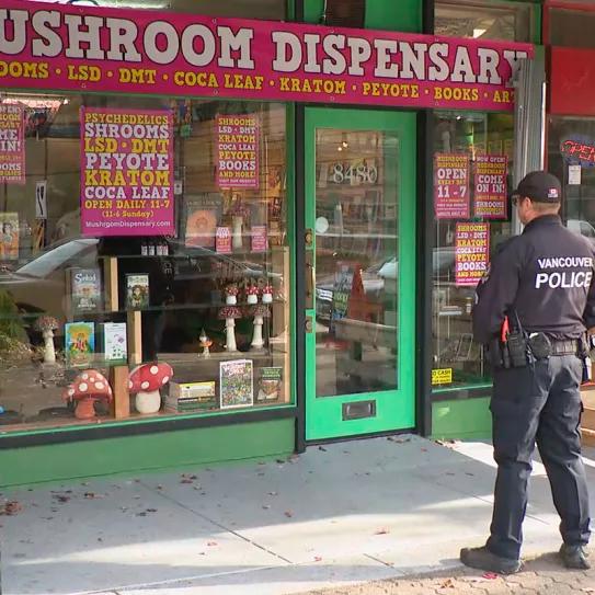 La policía de Vancouver interviene un dispensario de psicodélicos naturales