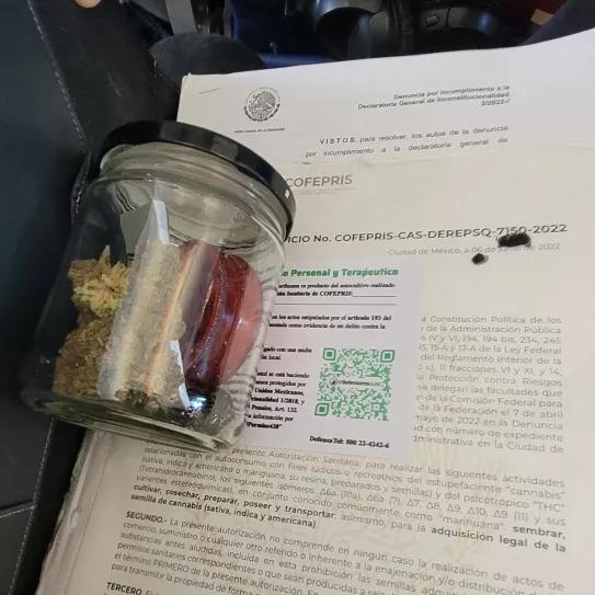 Un mexicano logra subir con marihuana a un avión con permiso de las autoridades 
