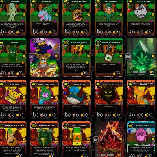 Un argentino crea un juego de cartas coleccionable de cannabis 