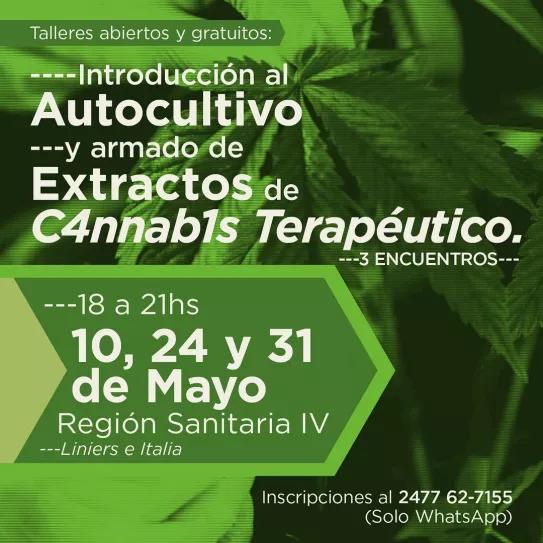 Una cooperativa y un hospital público de Argentina lanzan talleres de cannabis medicinal