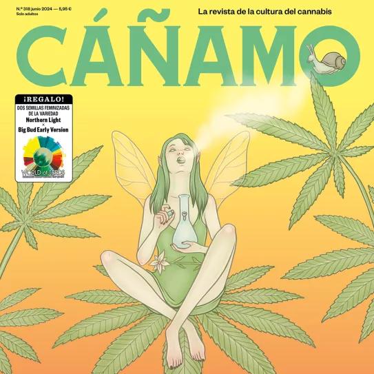Cáñamo 318 Portada de David Sánchez