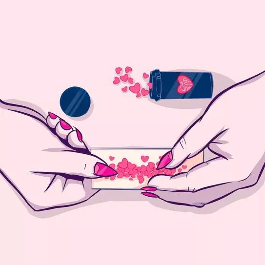 A ella le encanta sufrir por amor 