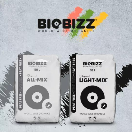 Biobizz presenta su innovadora línea de sustratos sin turba: All•Mix® Peat Free y Light•Mix® Peat Free