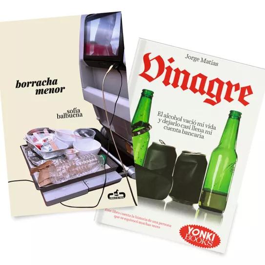 Dos libros salidos de muchas botellas