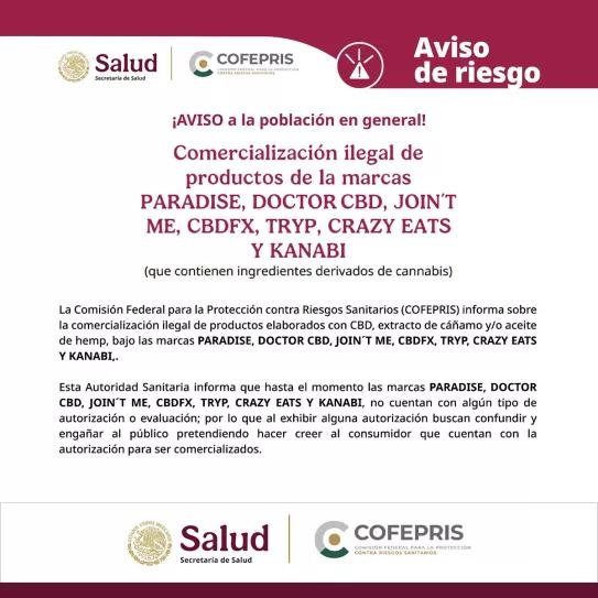 México emite una alerta sanitaria por los productos de cannabis de una empresa relacionada con el ex presidente Vicente Fox
