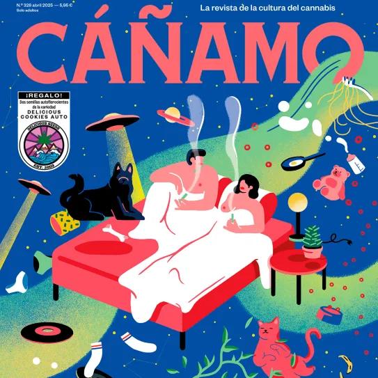 Revista Cáñamo 328 Portada de Bea Crespo