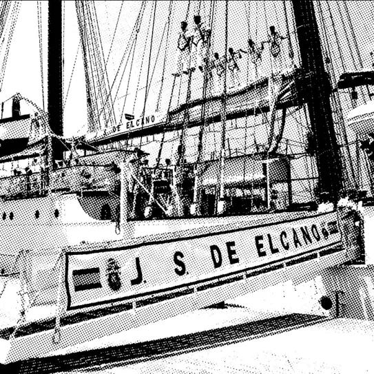  El Juan Sebastián Elcano, buque escuela de la Armada española,  también utilizado como mula para el traslado de cocaína y heroína