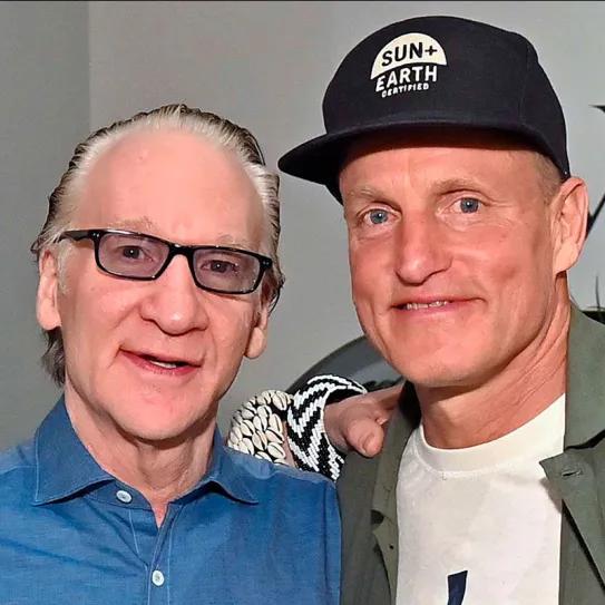 Woody Harrelson Bill Maher The Woods