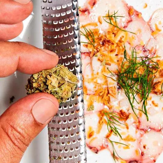Cocinar con cannabis por sus aromas, no por sus efectos