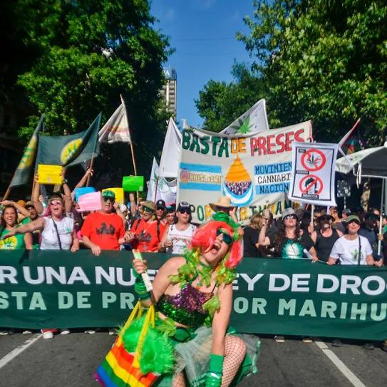 Marcha Nacional de la Marihuana en Argentina