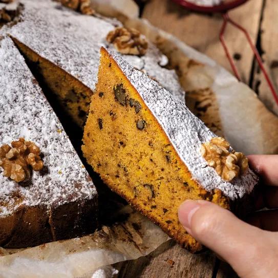 Bizcocho especiado de calabaza y nueces con Jack Auto 