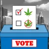 Los ciudadanos de Filadelfia votan a favor de legalizar de cannabis en un referéndum
