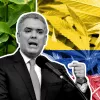 El presidente colombiano reivindica la producción de cannabis pero no la de coca