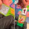 Descubren sobres de "rasca y gana" con cocaína como premio