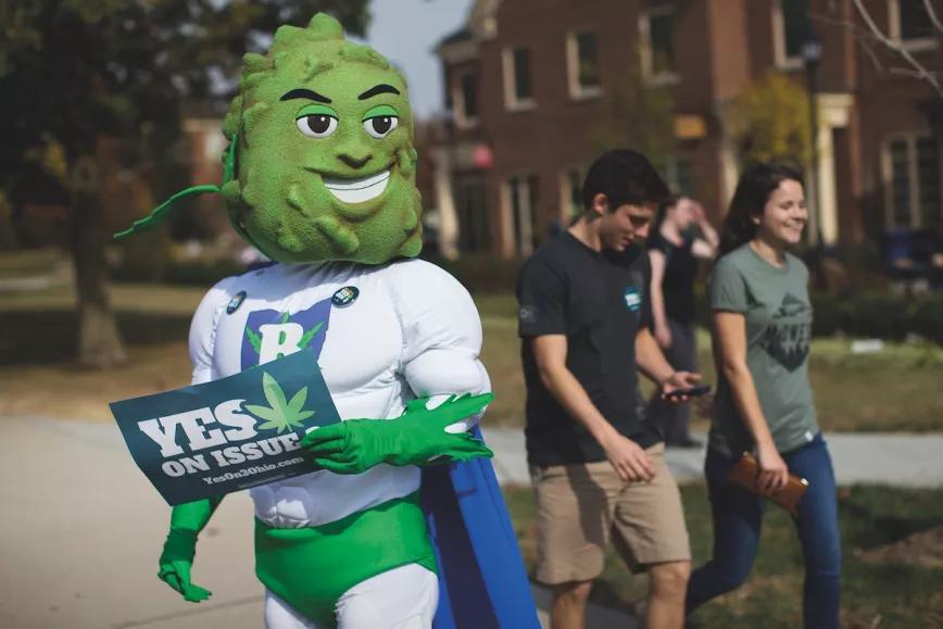 Buddie, la mascota de Ohio