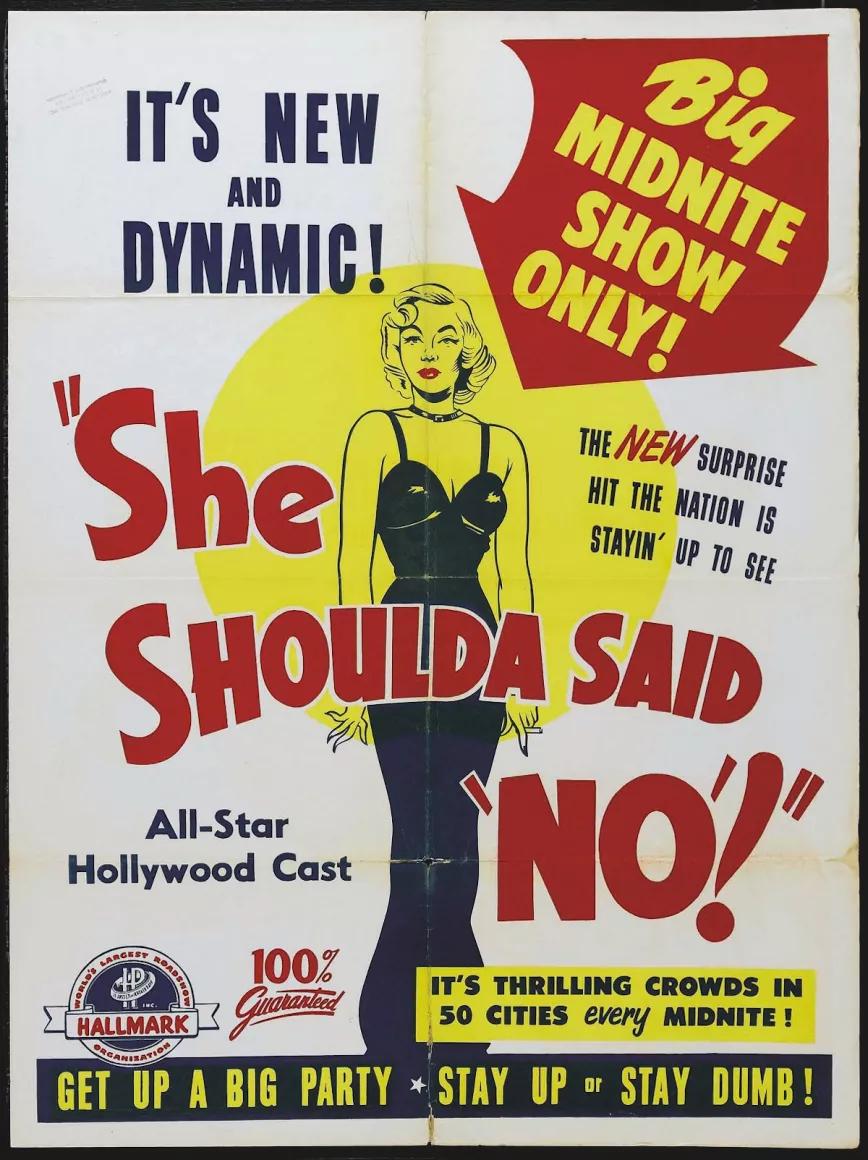 Cartel de Ella deberia haber dicho que no