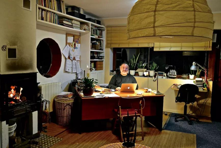 Ferigcla en su despacho de Can Benet