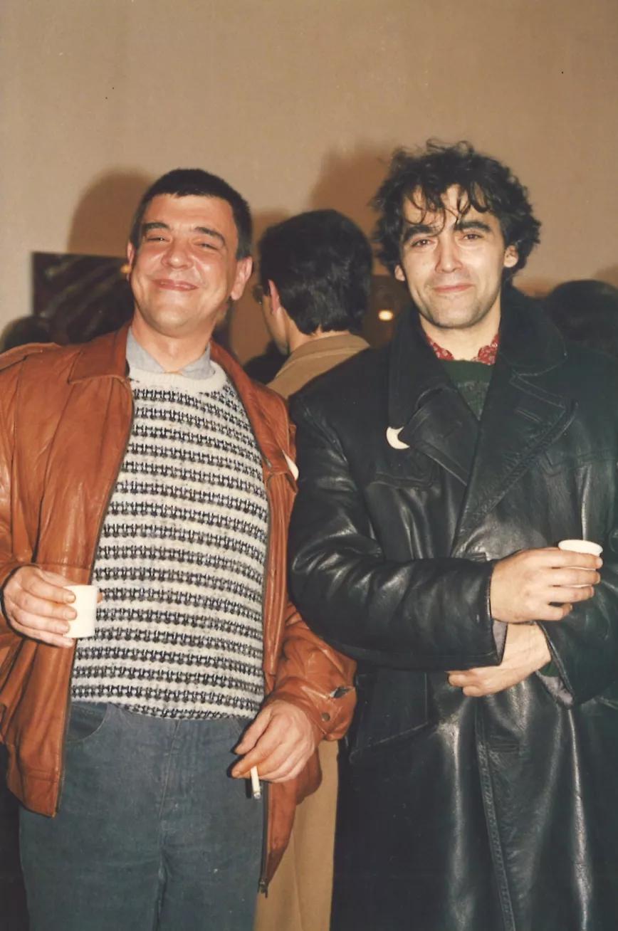 Bartolomé Mestre (Xumeu), izquierda, puso el nombre definitivo de la asociación, y Bertrán, quien en el juicio en la audiencia de Tarragona explicó al Tribunal las excelencias del traje de Cáñamo que lucía para la ocasión