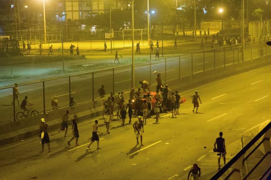 Las protestas en favelas acostumbran a ser reprimidas y terminan en enfrentamientos con la policía