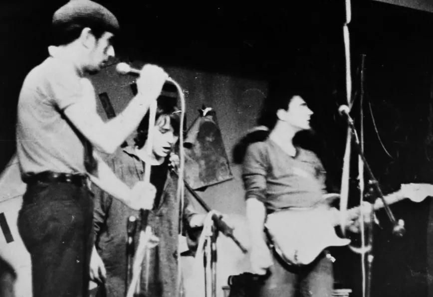 Concierto en un piso en Barcelona en el año 1976.