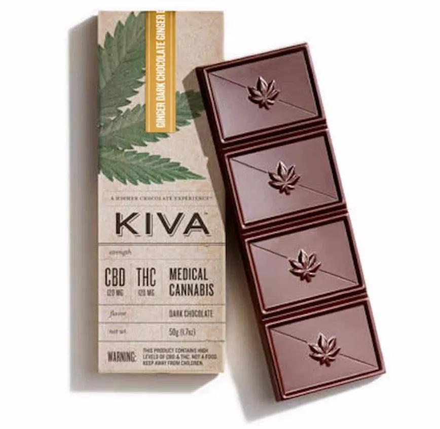 Chocolate Kiva Ginger Dark