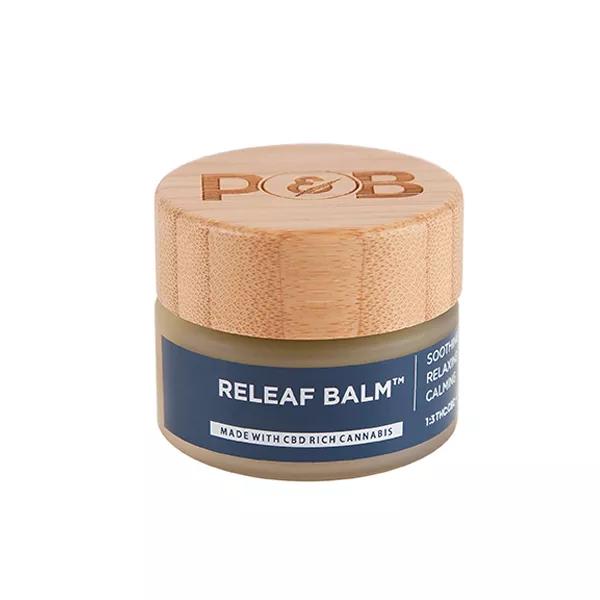 Releaf Balm de Papa & Barkley: cada tarro de 50ml tiene 400mg cannabinoides en ratio de 3:1 THC:CBD.