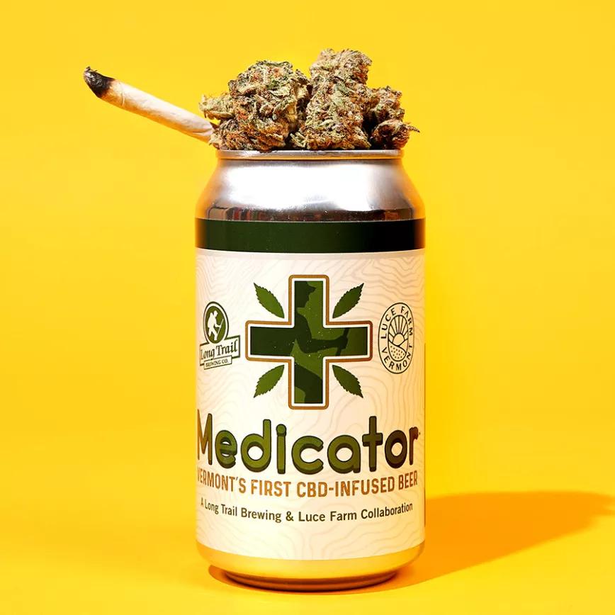  Long Trail Brewing: Otra IPA con CBD con toque dulzón.