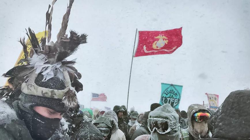 Las bajas temperaturas alcanzadas este invierno no han minado la lucha, acrecentada con la llegada de Donald Trump al poder.